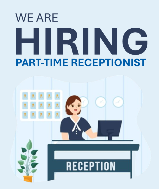 We're hiring a Receptionist